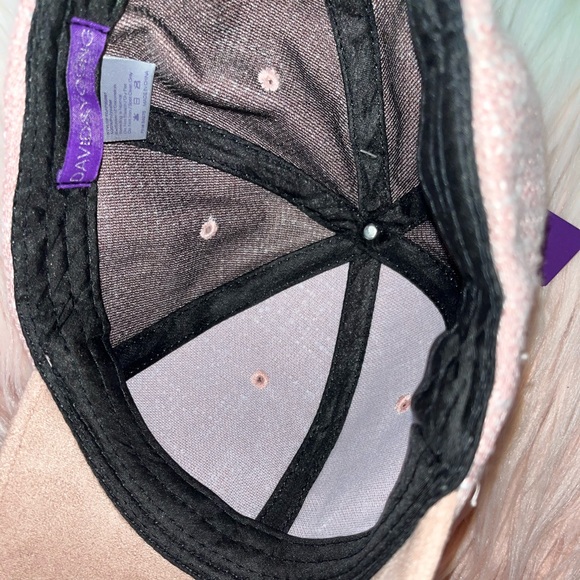 NEW David & Young Light Pink Adjustable Fashion Baseball Cap O/S - Picture 6 of 15